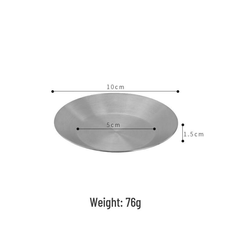 ZISIZ Edelstahl Snackteller Set