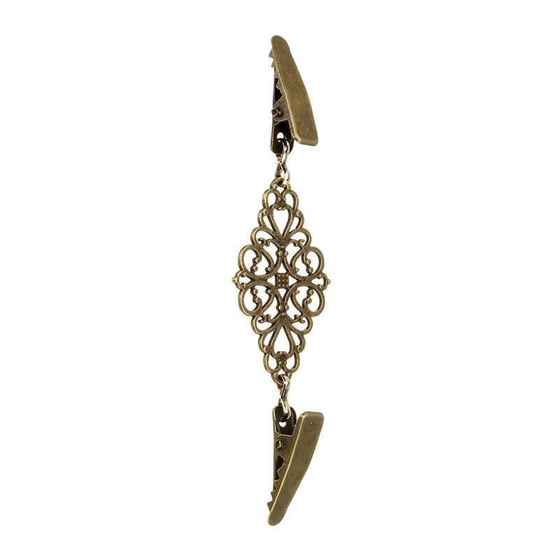 New Cardigan Brooch Fasteners for Clothes Clothespins Scarf Clip Brooch Sliver Pin Buckle Clip Holder Women Dress Jewelry
