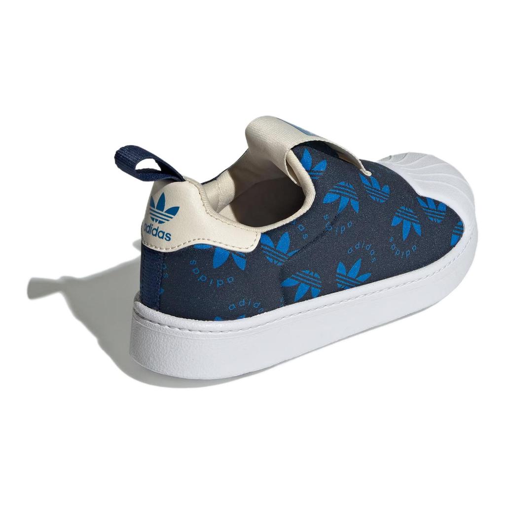 Adidas Originals Superstar 360 Weiche Bequeme Low-Top Freizeitschuhe Kinder Sneaker Blau IG7040