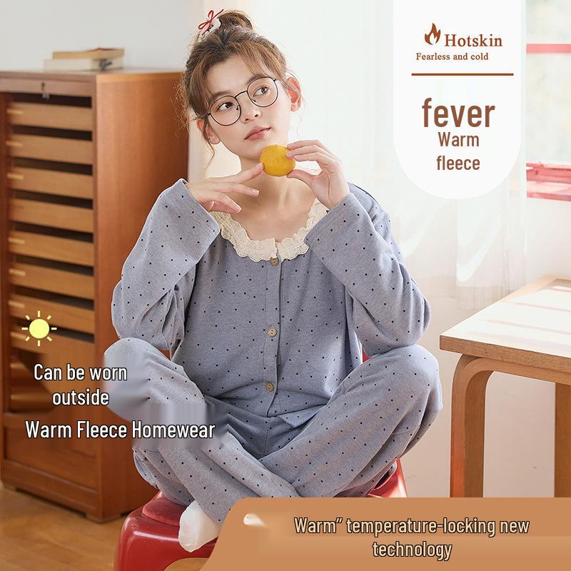 Women's Velvet Pajama Set - Thick, Sweet, and Cozy for Fall/Winter 2025