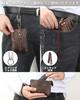 Key Case with Card Car Key Coin and Small Item Genuine Leather with 6 Two Exterior Leather Card and Key Case with Card Coin and Smart Key Large