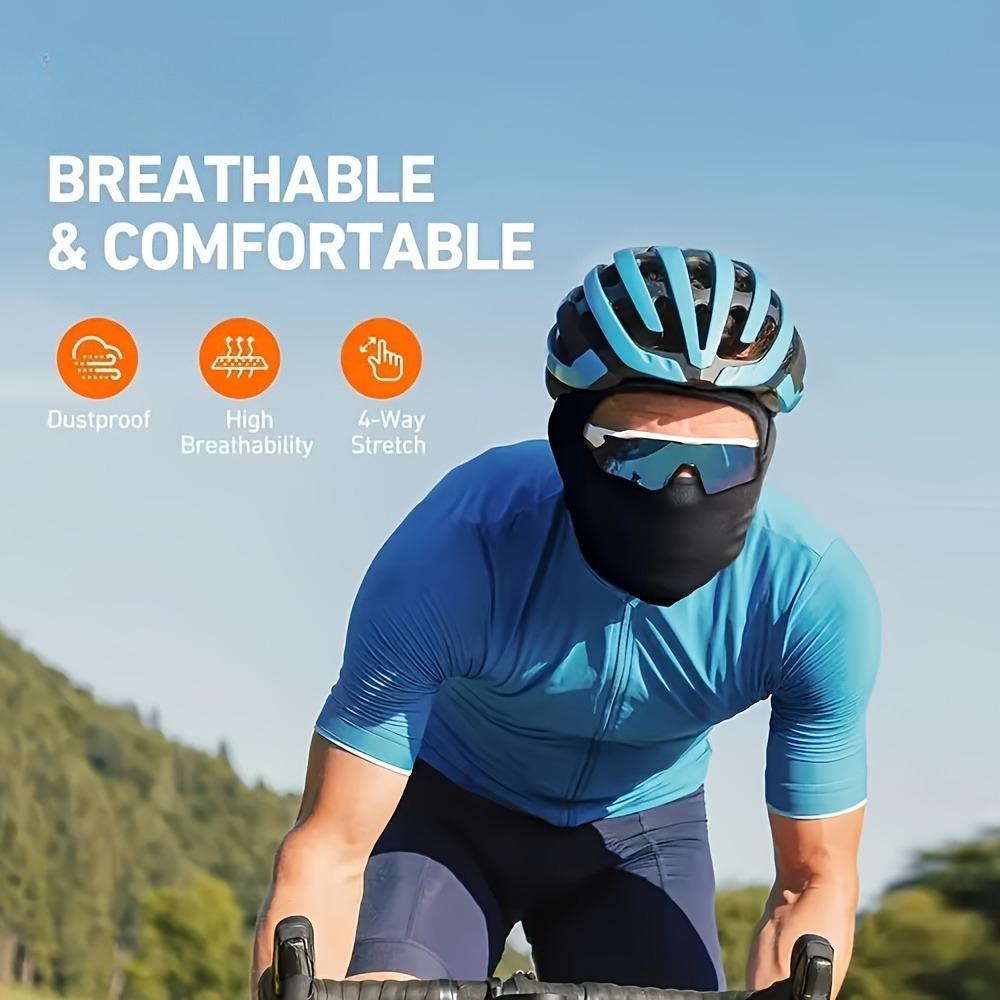 Four Season Camouflage Hat Full Face Mask, Breathable Sweat Absorbing Quick Dry Head Cover  Outdoor Cycling Riding Mask