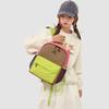 Schoolbag Contrasting Color Large Capacity Girls Campus Casual Versatile Backpack Junior High School Student High School Student School Bag Women's 