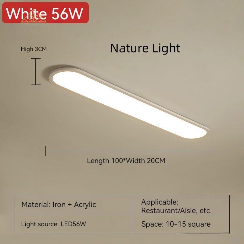 Household LED Ceiling Light Modern Minimalist Strip Cloakroom Aisle Balcony Light Corridor Hallway Nordic Master Bedroom Lights