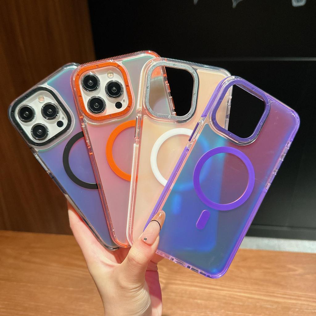 iPhone 16 Pro Max Dual-Color Case, Magnetic and Super Drop-Proof for 15 Pro