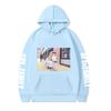 Spy X Family Anime Print Hooded Sweatshirt Men Women Oversized Fleece Pullover With Ribbed Hem