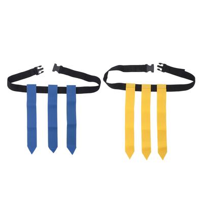 Outdoor Sports Flag Football Belts Adjustable 1 Belt 3 Flags for Kids Youth Adults Training Games Ac
