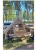 Windproof & Rainproof Inflatable Tent for 3-4 Persons - 6.3 sqm Outdoor Camping Shelter