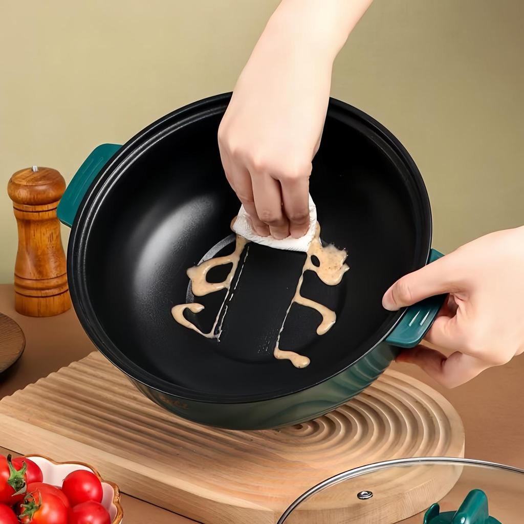 Double-Layer Electric Cooking Pot, Large Capacity, Multifunctional for Steaming, Boiling, Frying, Non-Stick, Ideal for Dorm Use