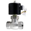 -5 To 180 C 24V 220V 1/2" 3/4" -2" BSPT Female Solenoid Valve 304 Stainless Steel Water Gas Oil