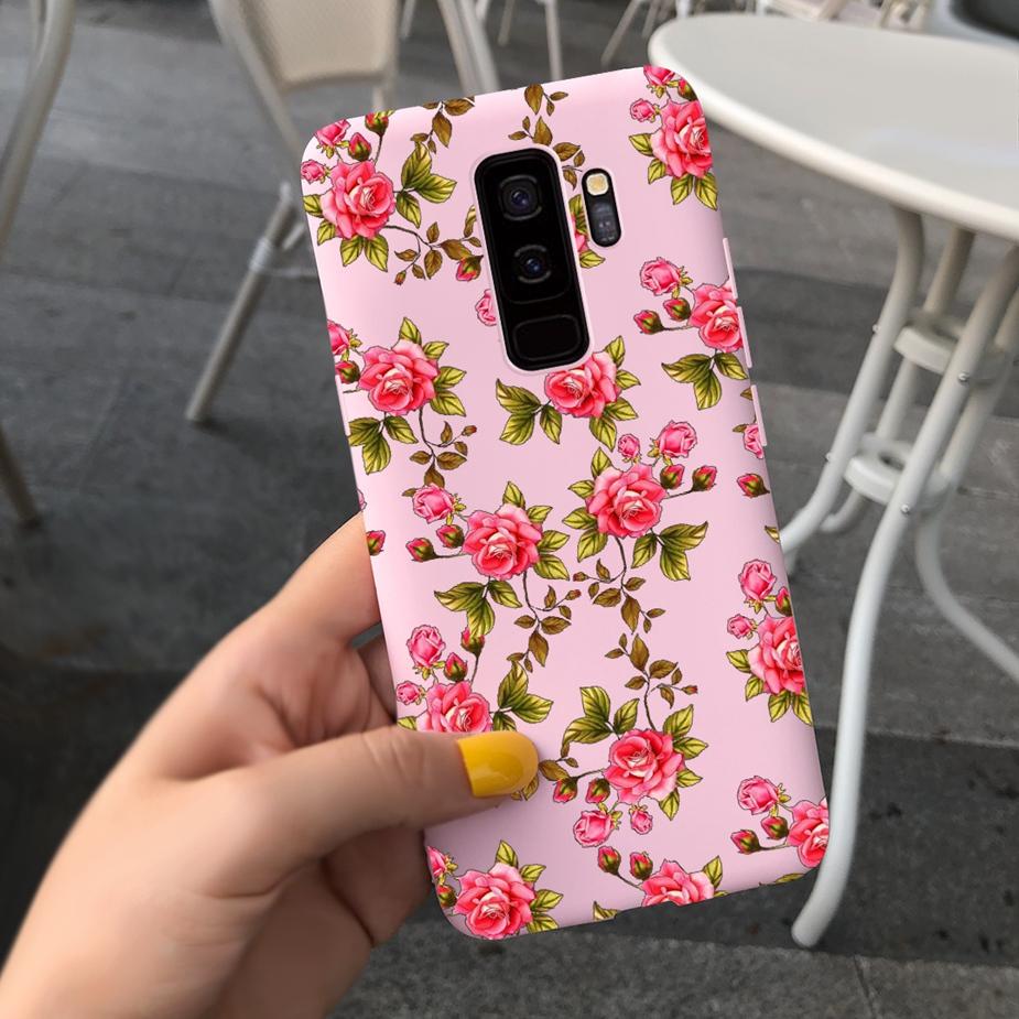 For Samsung Galaxy S9 S9+ Case Cute Fashion Cartoon Girls Cover Silicone Soft TPU Phone Case For Samsung S9 Plus S9+ Fundas Capa