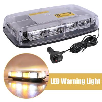 Car Strobe Warning Light 12V 24V Roof Top Strobe Lights Warning Safety Yellow COB Light Lamp LED Flashing Ceiling F8Z6