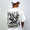 Cartoon Anime Original Ultraman Short-sleeved T-shirt Unisex Round-neck Printed Trendy Brand Anime Themed