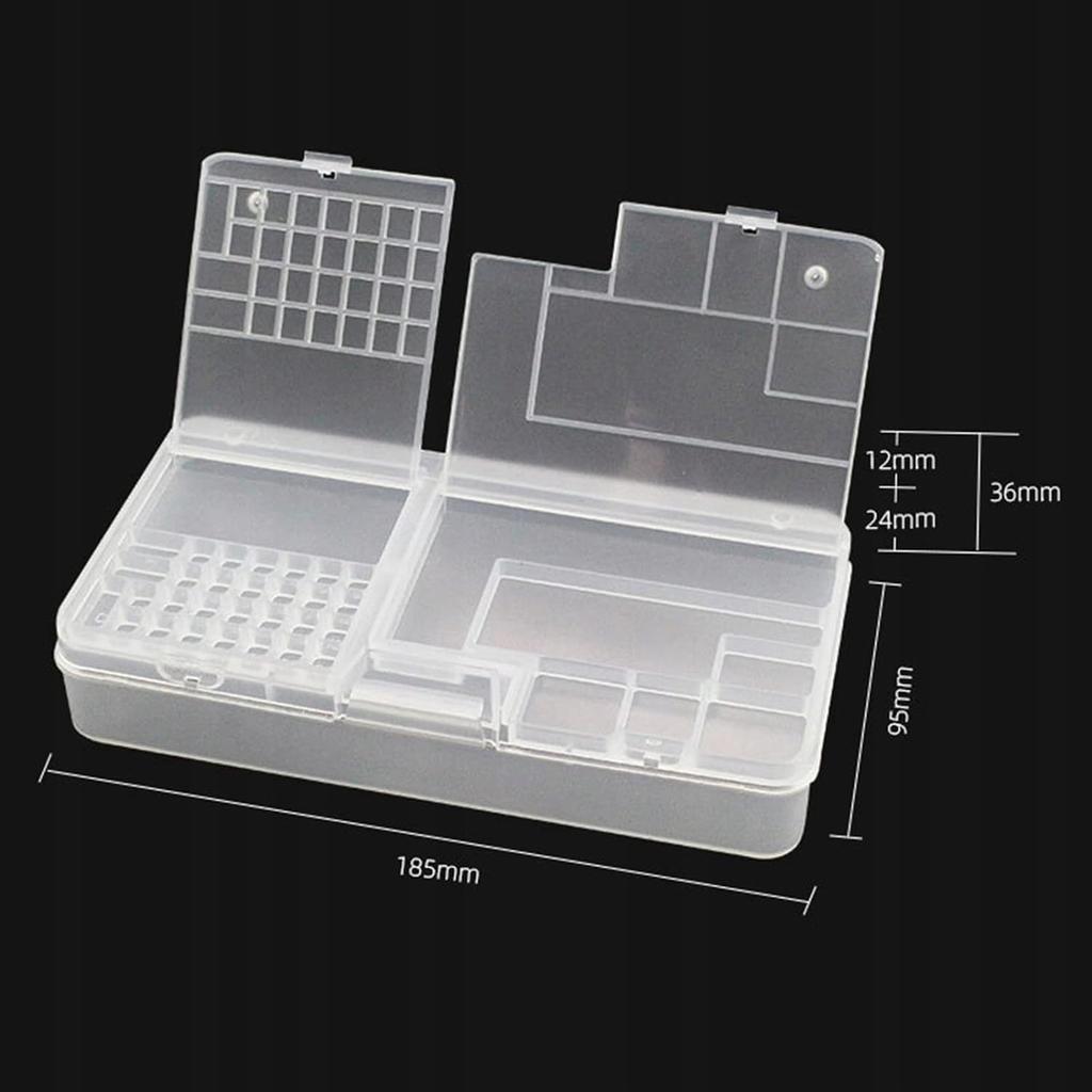 Plastic Organizer (box) for Components with Two Levels