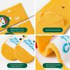 3 Pares Meias Infantis Crianças Meninos Meninas Meias Fofas com Padrão de Desenho Animado Meias de Cano Médio Meias de Bebê