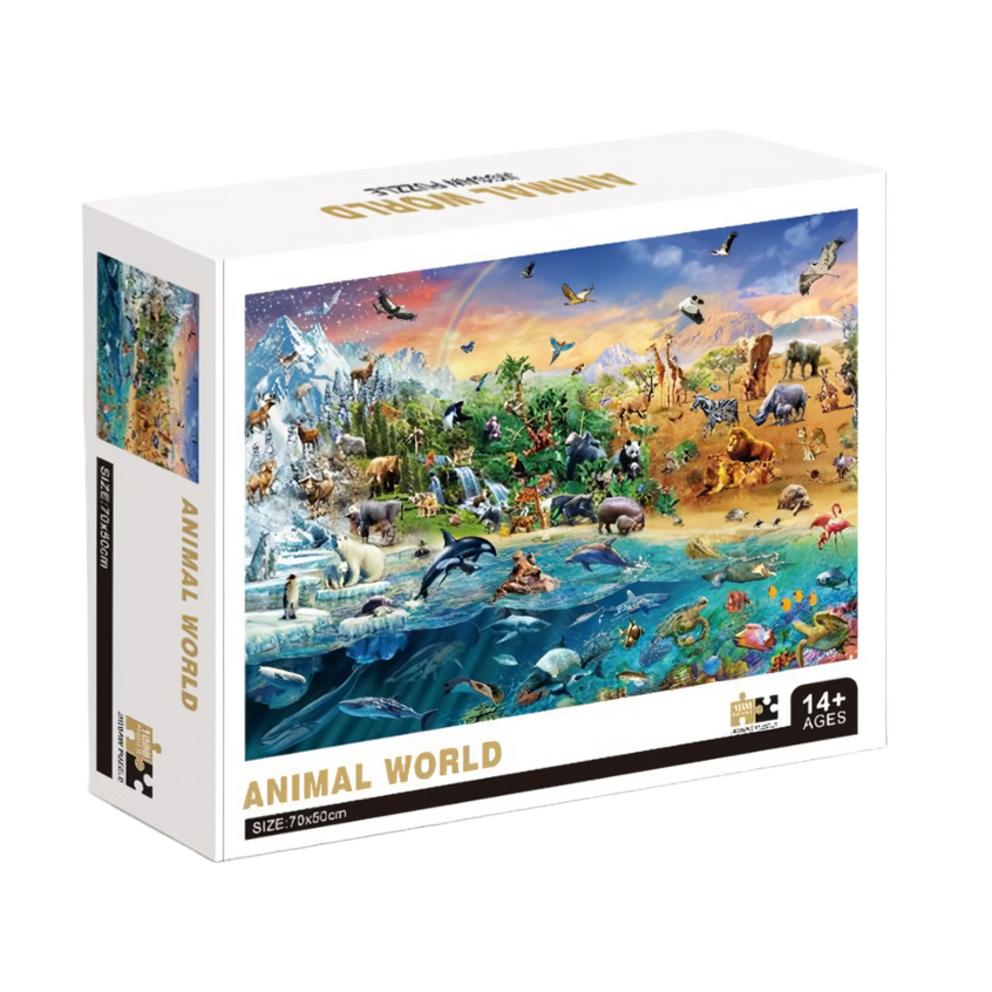 Easy Puzzle 1000-Piece Jigsaw Puzzle Collection - 27 Unique Designs
