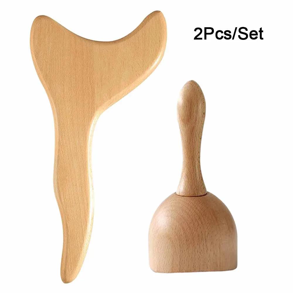 Wood Skin Scraping Therapy Complete Kit Maderotherapy Kit For Reductive Massage Professional Wood Massage Tool For Body Contour