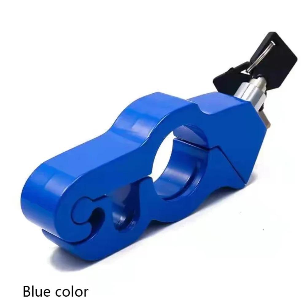 Stabiler Aluminium-Motorrad-Lenkerschloss – Diebstahlschutz-Wegfahrsperre für Motorräder & Roller, Inklusive 2 Schlüsseln