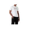 Emporio Armani EA7 SS23 Letter Print Crew Neck Short Sleeve T-Shirt Men Tops White 3RPT20-PJM9Z-1100