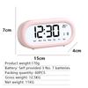 Student Learning Special Alarm Clock Desktop LCD Silent Electronic Clock Alarm Clock Cartoon Dormitory Living Room Smart Children