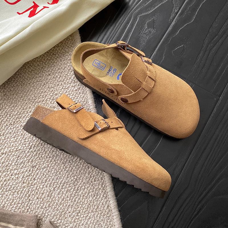 All-Match Winter Shoes Women Clogs Platform Female Footwear Shallow Mouth Round Toe Casual Sneaker Creepers Dress New Retro Slip