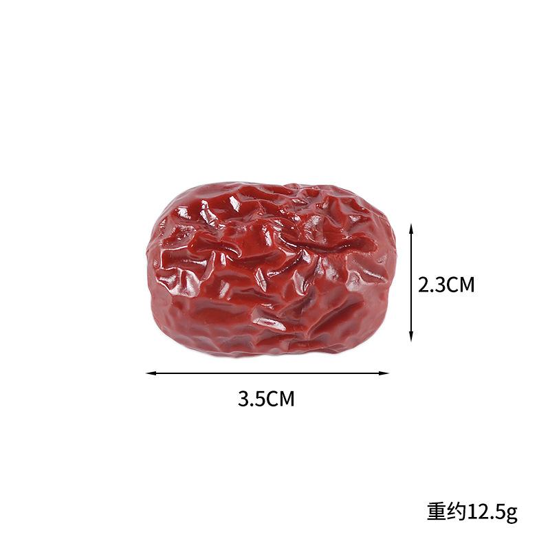 10pcs Simulation Red Dates Fake Food Model Window Decor Kitchen Photography Props Sweet Table Decor Home Decor