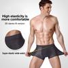 1/4 SZT Męskie Bokserki Bambusowe Majtki Bielizna Bokserki Oddychające Hombre Dziura Seksowne Szorty Lingerie Siateczkowe Majtki