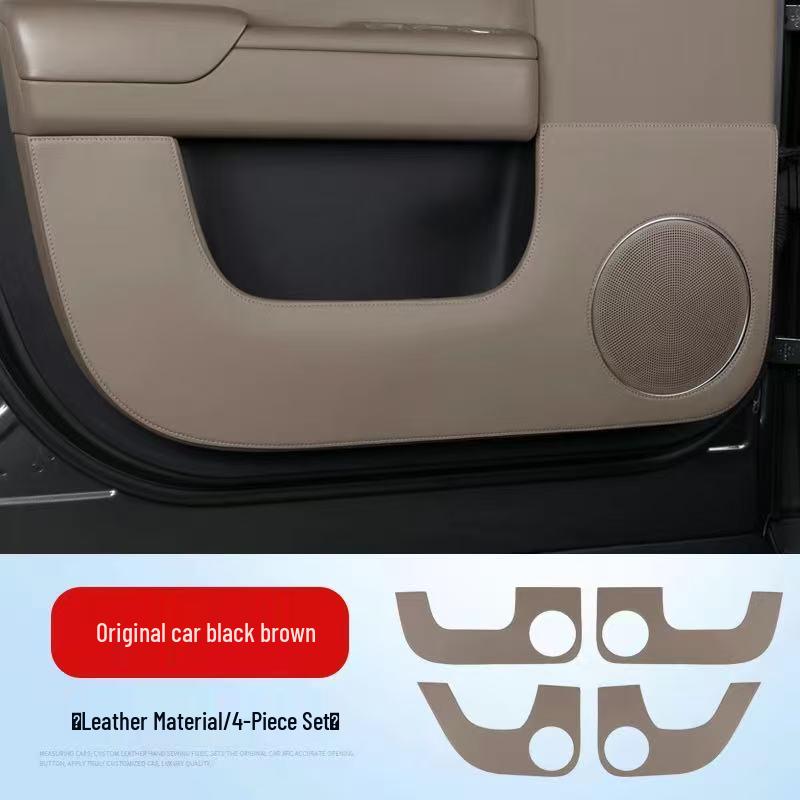 Li Auto L7 Interior Leather Anti-kick Mat - Car Door Protection & Decorative Accessory