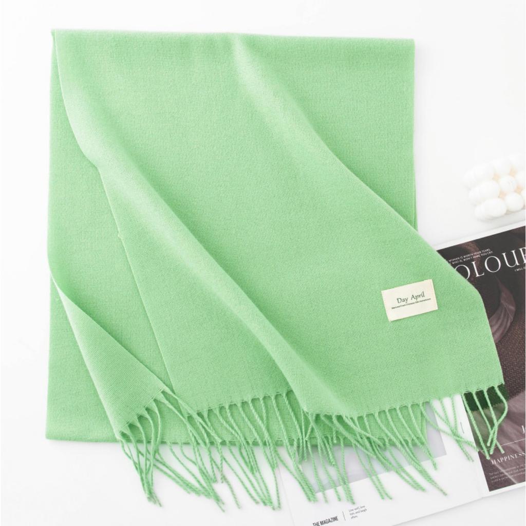 Solid Color, Maillard, Scarf, Ladies', Scarf, Warm Shawl Sunshade and Dust Prevention