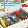 Kitchen Ingredient Sanitizer Capsule Fruit Vegetable Cleaner, Wireless Hydroxyl Ion Purifier for Produce Meat, Washer Travel Auto 10 Min Cycle,