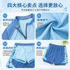 Jungen Schnelltrocknendes UV-Schutz Badeanzug Set Mit Doppellagigem Slip Schwimmunterricht Wasseraktivitäten