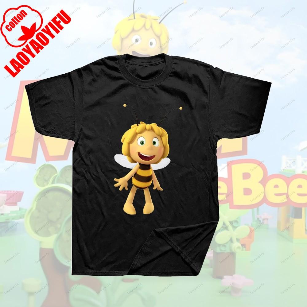 Maya The Bee Movie Cartoon Character T-shirts Cartoons T Shirt for Fitness Training Jogging Outdoor Activities