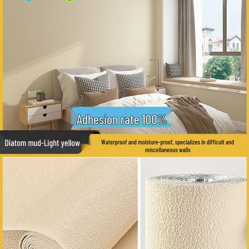 

3D Самоклеящиеся Водонепроницаемые Обои: Влагостойкое настенное покрытие для отслаивающихся поверхностей 10m x 50cm