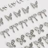 10x/Set Beautiful Butterfly Nails Art Charms 3D Alloy Bowknot Nails Charms Nails Charms Nails Supplies