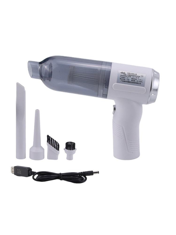 

Автомобильный пылесос беспроводной портативный пылесос для автомобиля и дома двойной функции всасывания-выдувания-насоса высокой мощности три в одном белый