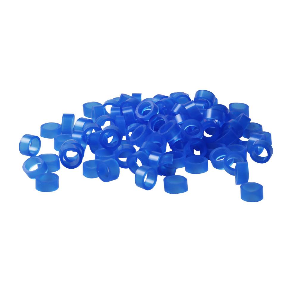 10Pcs Silicone Color Code Rings for Dental Instruments Oral Care Identification Circle Disinfection Dentist Tools