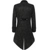 Steampunk Herren Gotischer Frack Trenchcoat Mittelalterlich Weihnachten Vintage Kleidung Viktorianische Uniform Halloween Kostüm Smoking