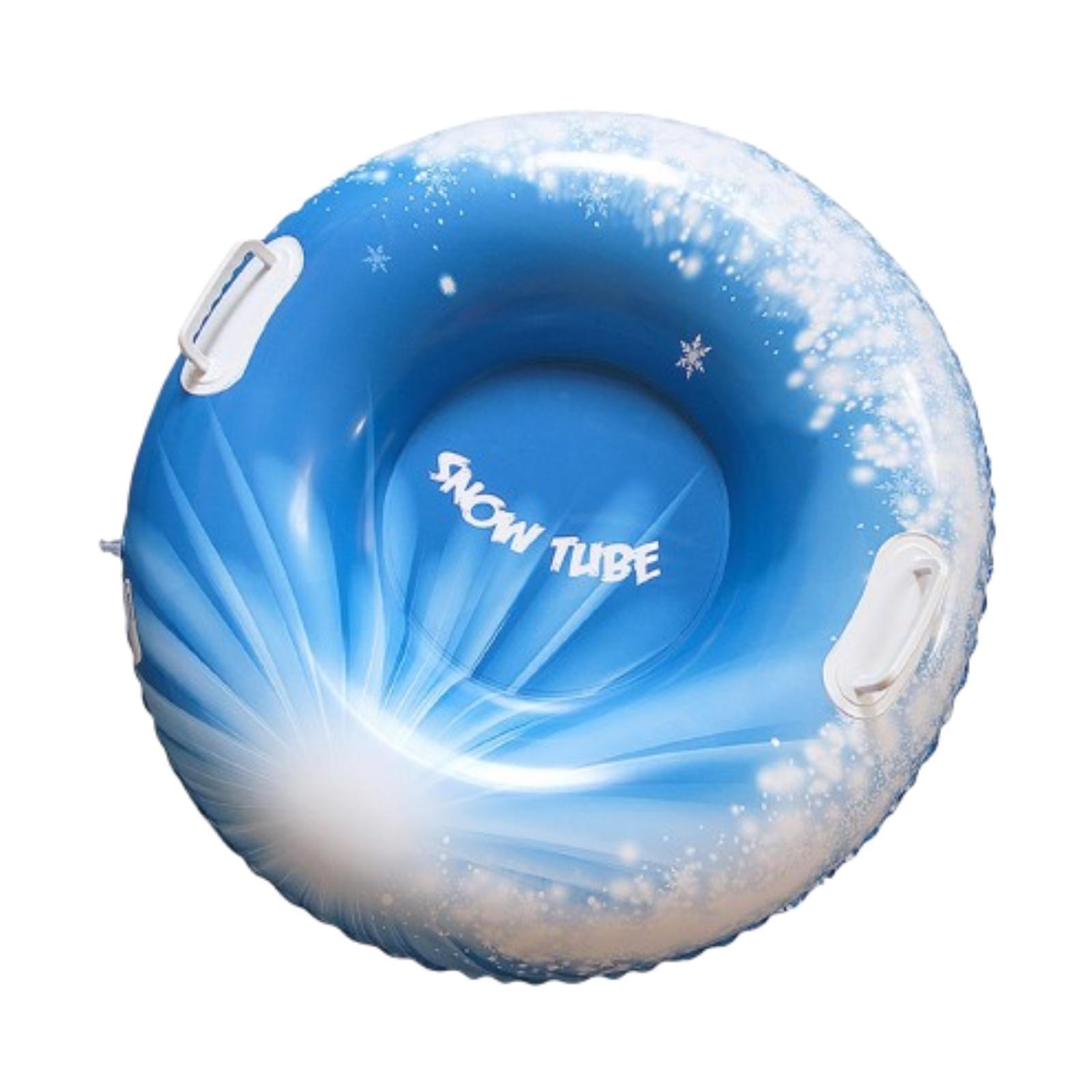 

Inflatable Snow Tube Heavy Duty Accessories Winter Gift Inflatable Sled Skiing Tube for Games Birthday Sports Outdoor Winter Fun