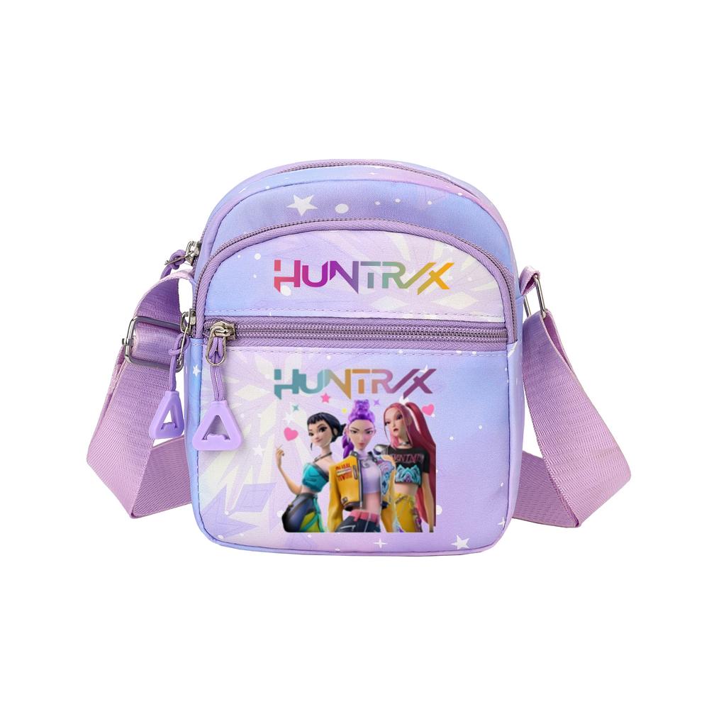 KPop Demon Hunters Shoulder Bag Trendy Single Shoulder Messenger Bag Pack Candy Bag Purse Wallet Handbags
