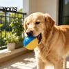 Interactive Toss And Fetch Games Squeaky Ball Dog Chew Toy, Indestructible Textured Teeth Puppy Teething Relief Toys Cleaning for Aggressive