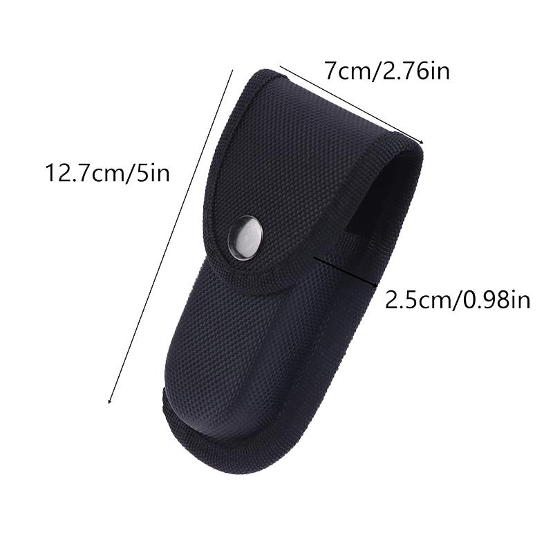 Multifunctional Folding Pliers Storage Bag Folding Knives Pouch Case Waist Pack Flashlight Protective Cover For Hiking Camping