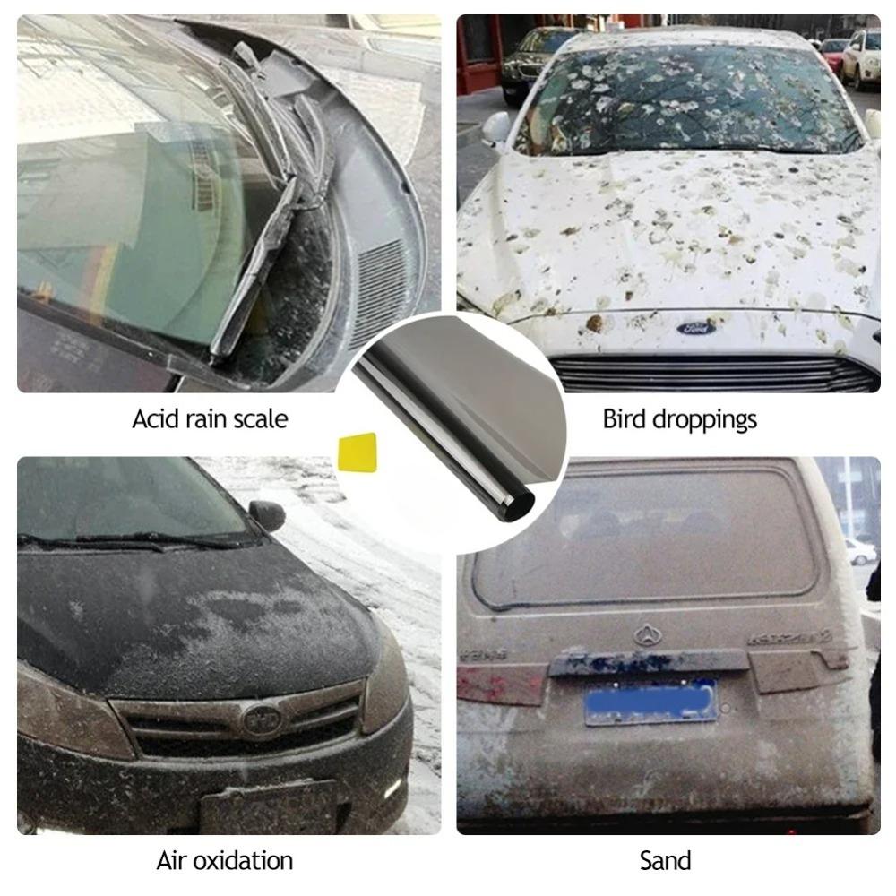 Black Car Window Tint Film VLT 5 50 Percent UV Protection Heat Insulation Solar Sun Shade Glass Sticker For Car Owners Drivers