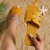 Fashion Summer Slippers Women Flat Luxury Outdoor Beach Flip Flops Female Sandals Trend Design Slides Shoes for Woman