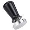 51mm Flacher Boden Edelstahl Feder Kaffee Tamper Pulver Stampfwerkzeug für Zuhause Kaffeehaus