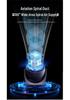 Compact USB Charging Desktop Fan with Digital Display and Wall-Mount Option