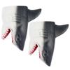 Cartoon Finger Toy Shark Puppet for Kids 2Pcs Realistic Hand Puppets