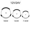 12V/24V LED Touch Lamp RV Ultra-thin Round Dome Light Ceiling Lamp Reading Light for Caravan Boat Yacht Camping Car
