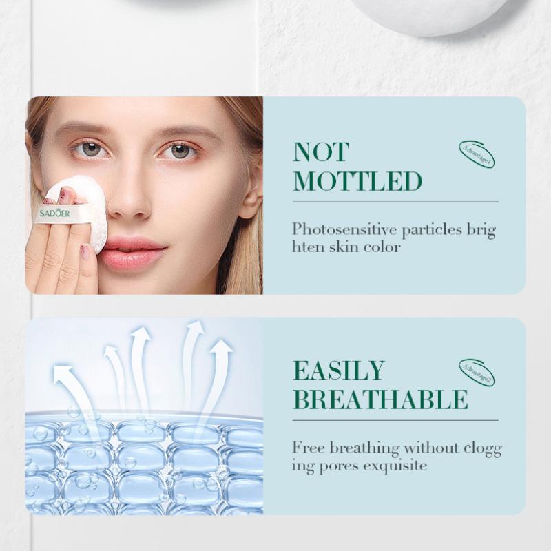 Maquilhagem SADOER Pó Mineral Solto Refrescante Leve Fixador Pó Corretivo