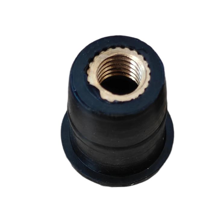 10pcs Motorcycle M4 M5 M6 Metric Rubber Windshield Windscreen Screws Bolts Nut Metric Rubber Well Nuts Fastener Screws