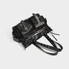 Ladies' Punk Style Tote Bag Y2K Cool Rivet Personalized Large Capacity Fashion Bag New Single Shoulder Crossbody Bag